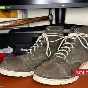 Brooklyn x Wesco Custom Hendrik Charcoal Roughout 9.5 D